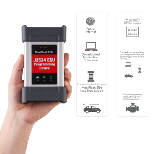 Autel Maxiflash Elite J2534 Ecu Programming Tool Fit For Maxisys Ms908/Ms908p/Mk908 Pro - Image 10