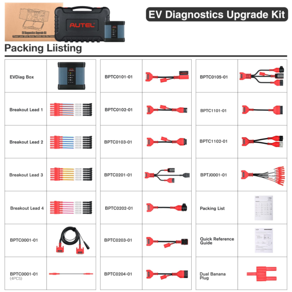 Autel Maxisys Evdiag Electric Vehicle Diagnostics Upgrade Kit - Image 6