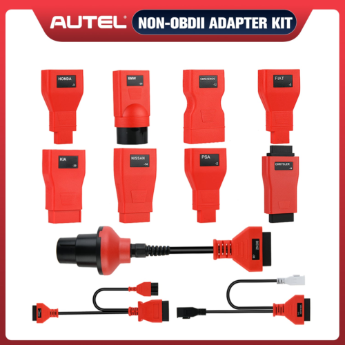 Autel Original Non-OBDII Adapter Set 12 Connectors Compatible with MaxiDAS DS808, MaxiPro MP808, MaxiSys MS906BT and MS906TS