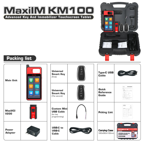 Autel MaxiIM KM100: 2024 Intelligent Automotive Key Programming Tool - Image 6