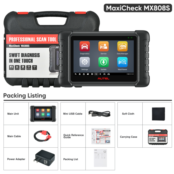 Autel MaxiCheck MX808S Diagnostic Scan Tool - Image 3