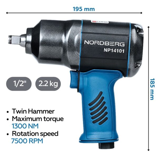 Air Impact Wrench 1/2″ NP14101 - Image 4